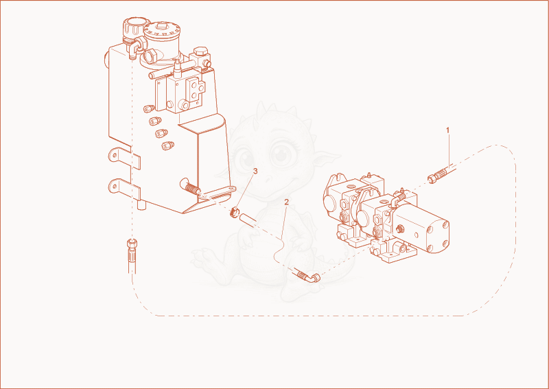 Exploded parts diagram of the INSTALLATION SUCTION PIPE of a Wacker Neuson TD15, with numbered balloons
