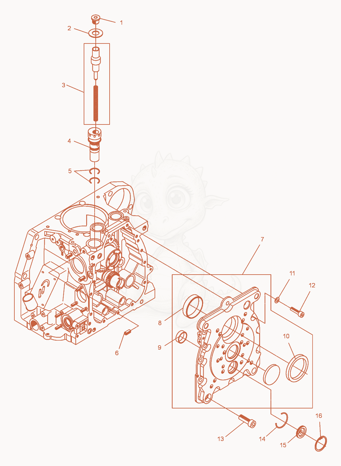 Exploded parts diagram of the Command Cover of a Wacker Neuson DPU4045H, with numbered balloons