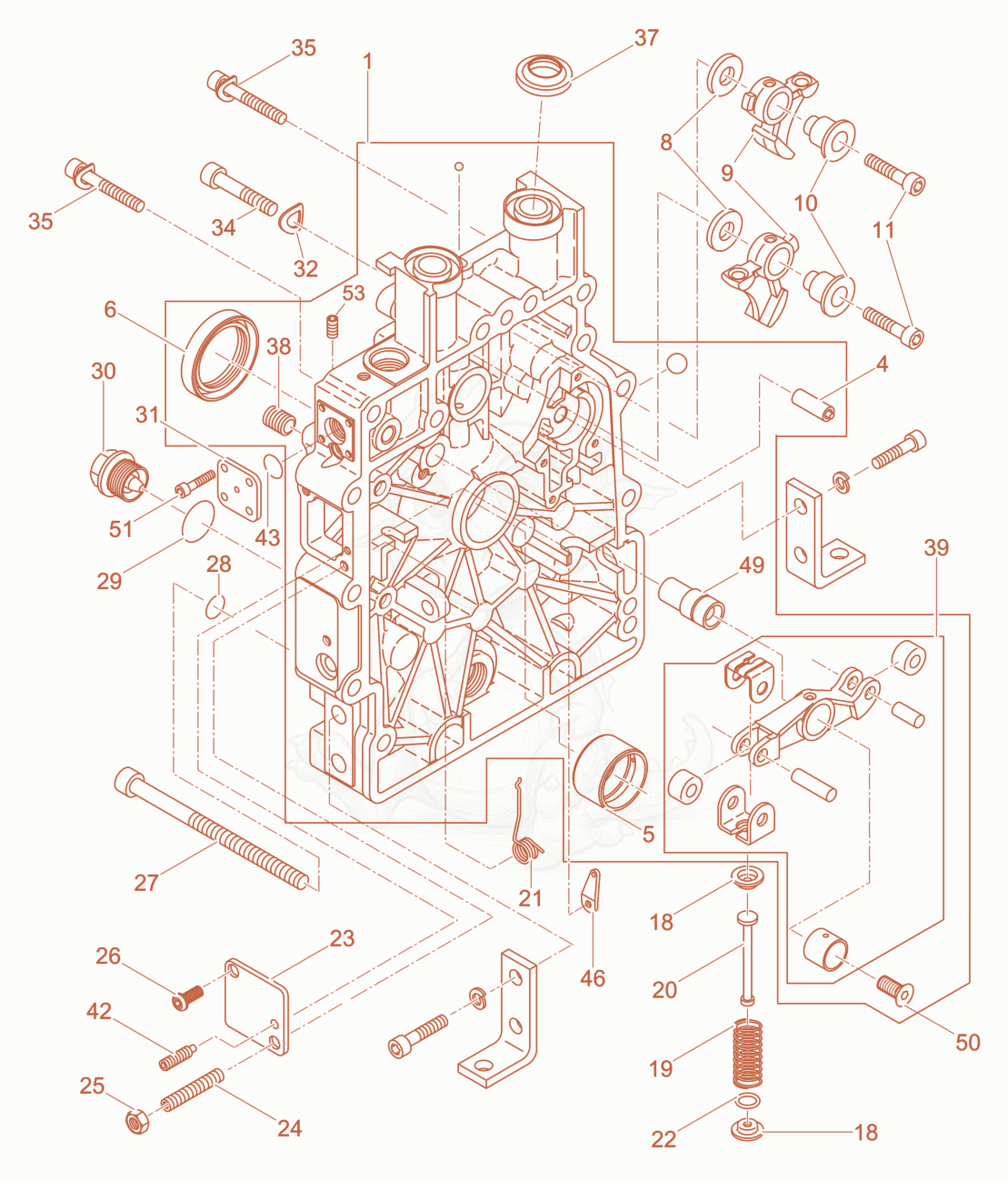 Exploded parts diagram of the Command cover of a Wacker Neuson XPSKMAT, with numbered balloons
