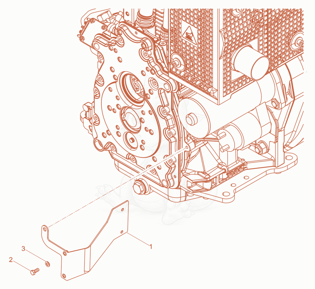 Exploded parts diagram of the Angle of a Wacker Neuson DPU6555HEHAPN, with numbered balloons