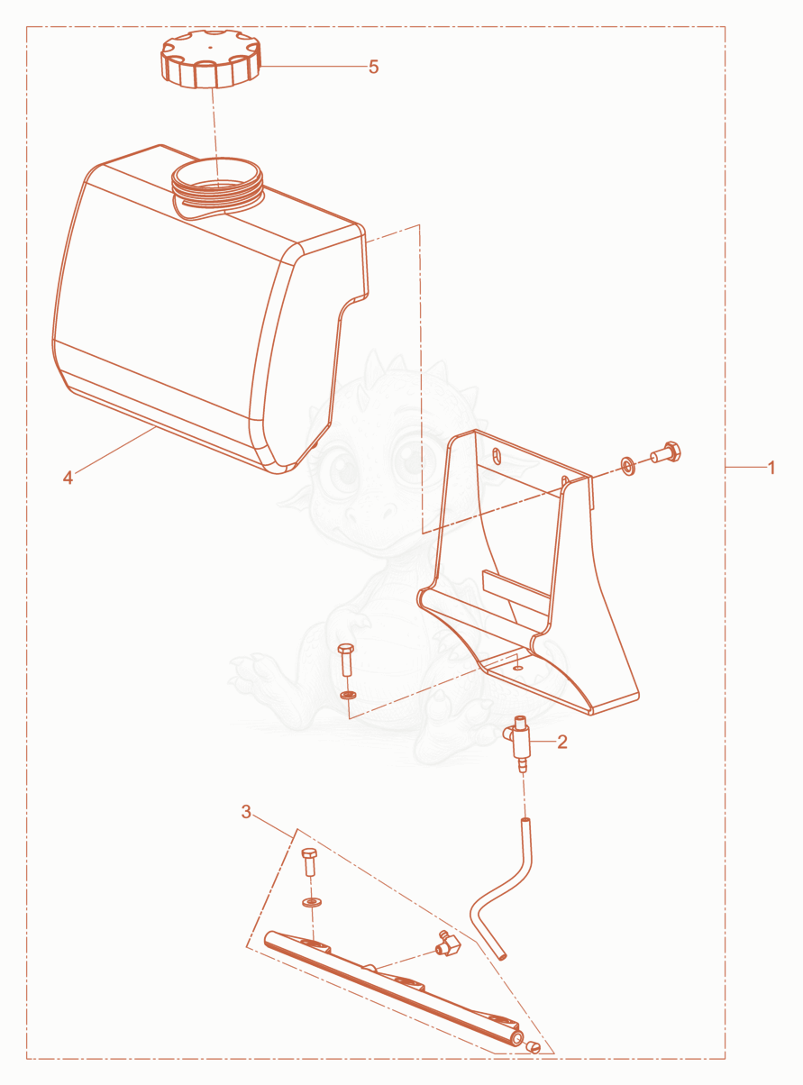 Exploded parts diagram of the Accessories of a Wacker Neuson MP12-CN, with numbered balloons