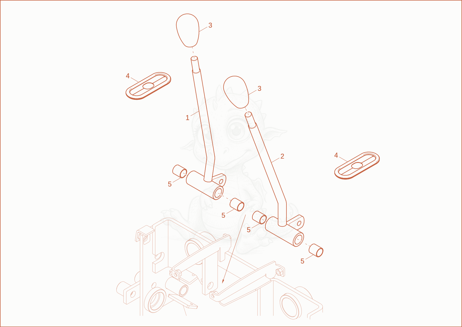 Exploded parts diagram of the Traveling valve SPC of a Wacker Neuson ET08, with numbered balloons