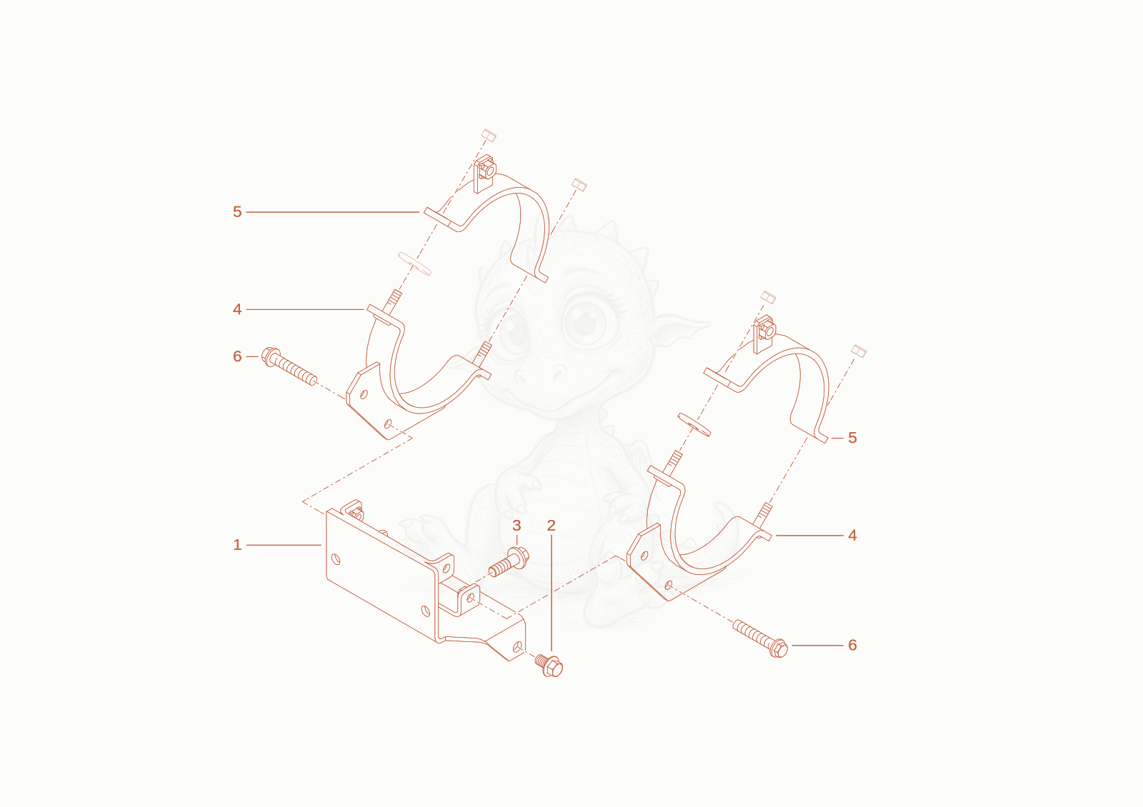 Exploded parts diagram of the console DPF of a Wacker Neuson TH522STAGEV, with numbered balloons