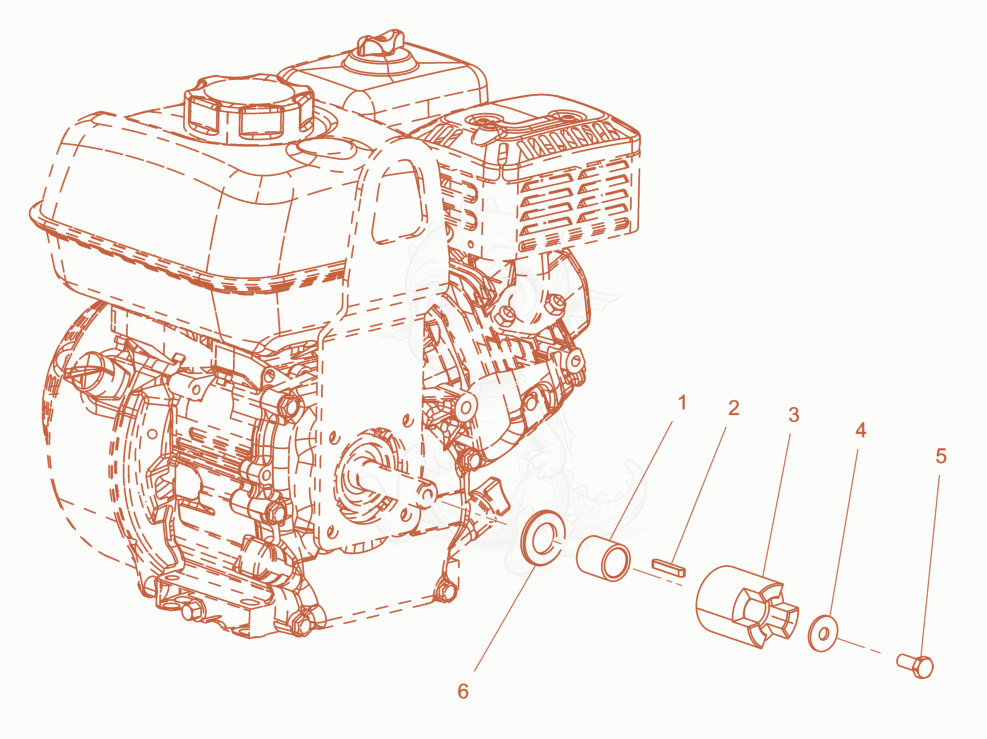 Exploded parts diagram of the Drivedog,3 Jaws of a Wacker Neuson D3.5A3, with numbered balloons