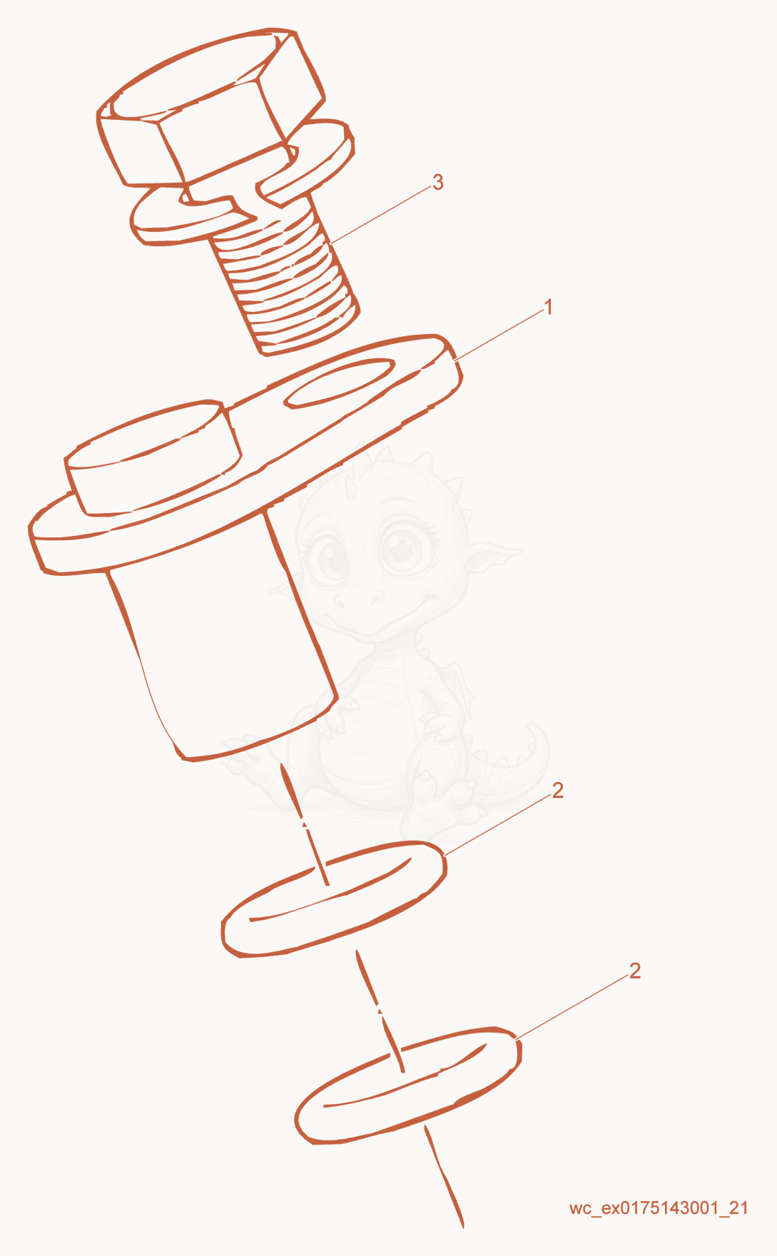Exploded parts diagram of the External Oil Lubrication Pipe of a Wacker Neuson RD27-100, with numbered balloons