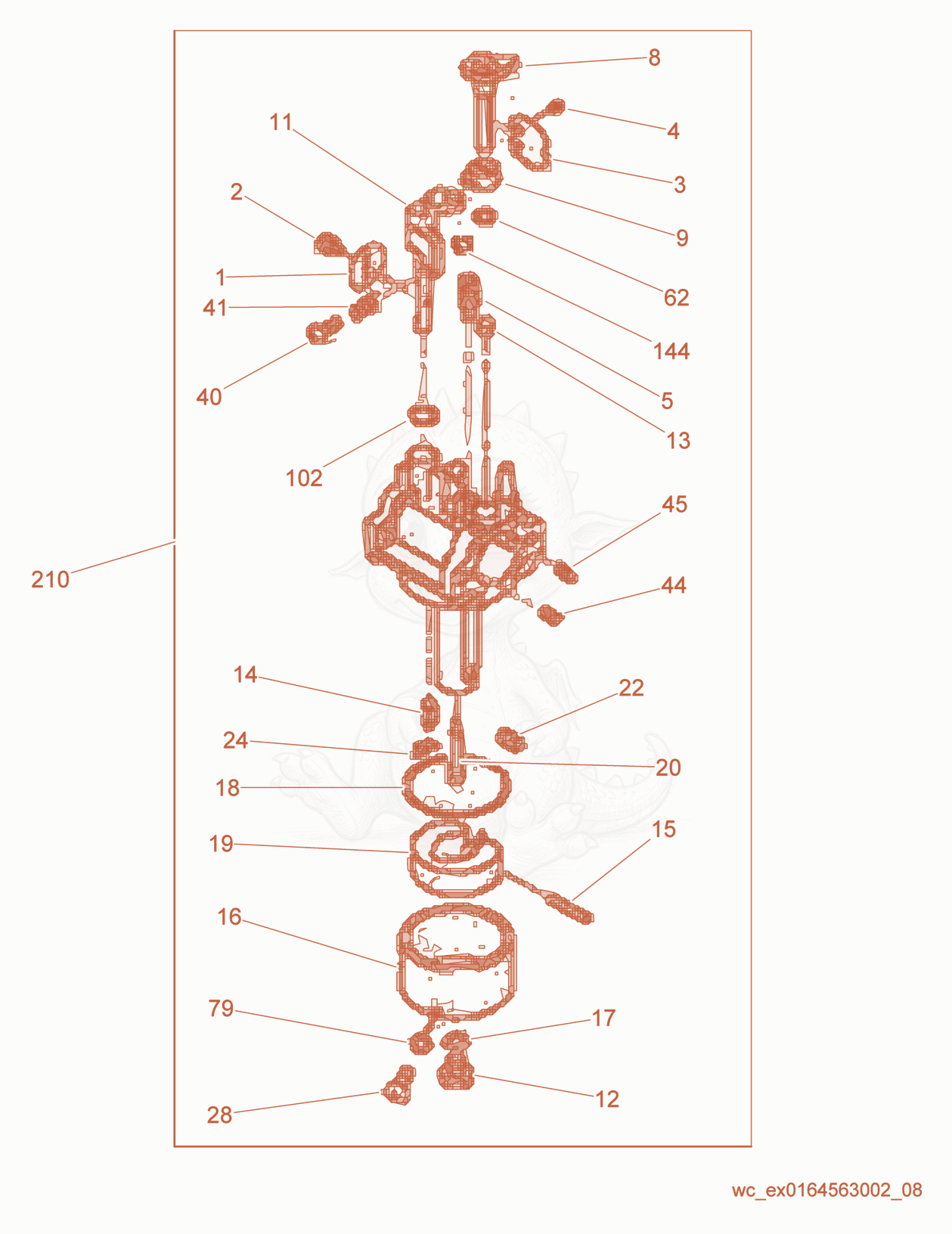 Exploded parts diagram of the Carburetor of a Wacker Neuson GP2600, with numbered balloons