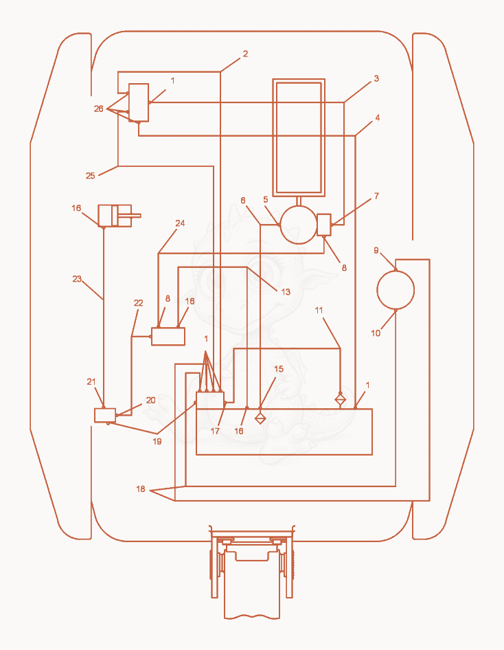 Exploded parts diagram of the Upper Mass cpl. of a Wacker Neuson DPU100-70, with numbered balloons