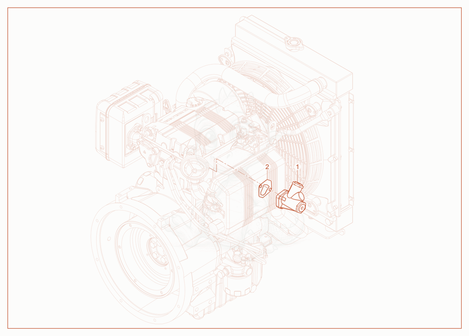 Exploded parts diagram of the Cold Weather Fuel Pump of a Wacker Neuson LTV4L, with numbered balloons