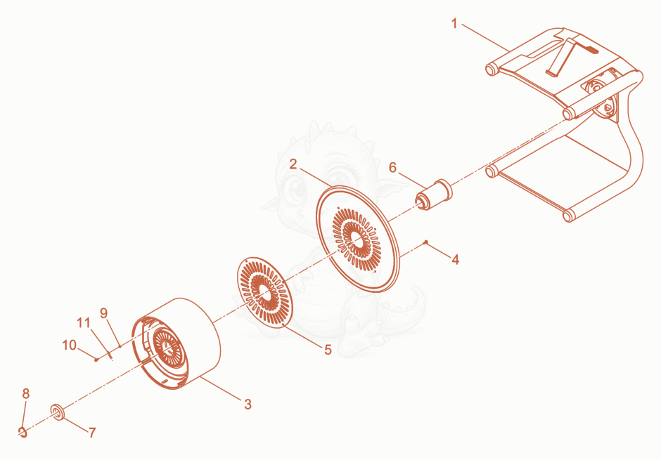 Exploded parts diagram of the Transformer section of a Wacker Neuson KTU2/042/200W, with numbered balloons