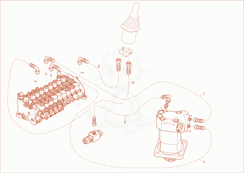 Exploded parts diagram of the TURNTABLE DRIVE UNIT INSTALLATION of a Wacker Neuson EZ17, with numbered balloons