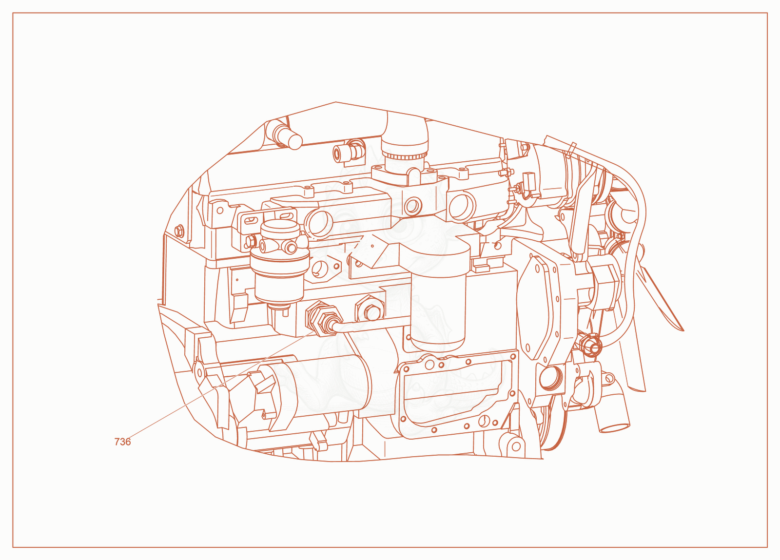 Exploded parts diagram of the Option-Engine Block Heater of a Wacker Neuson G150, with numbered balloons
