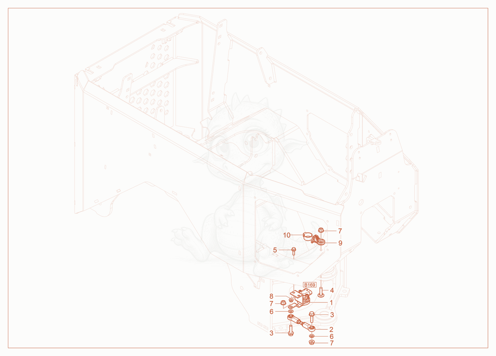 Exploded parts diagram of the Angle Sensor of a Wacker Neuson HTC15, with numbered balloons