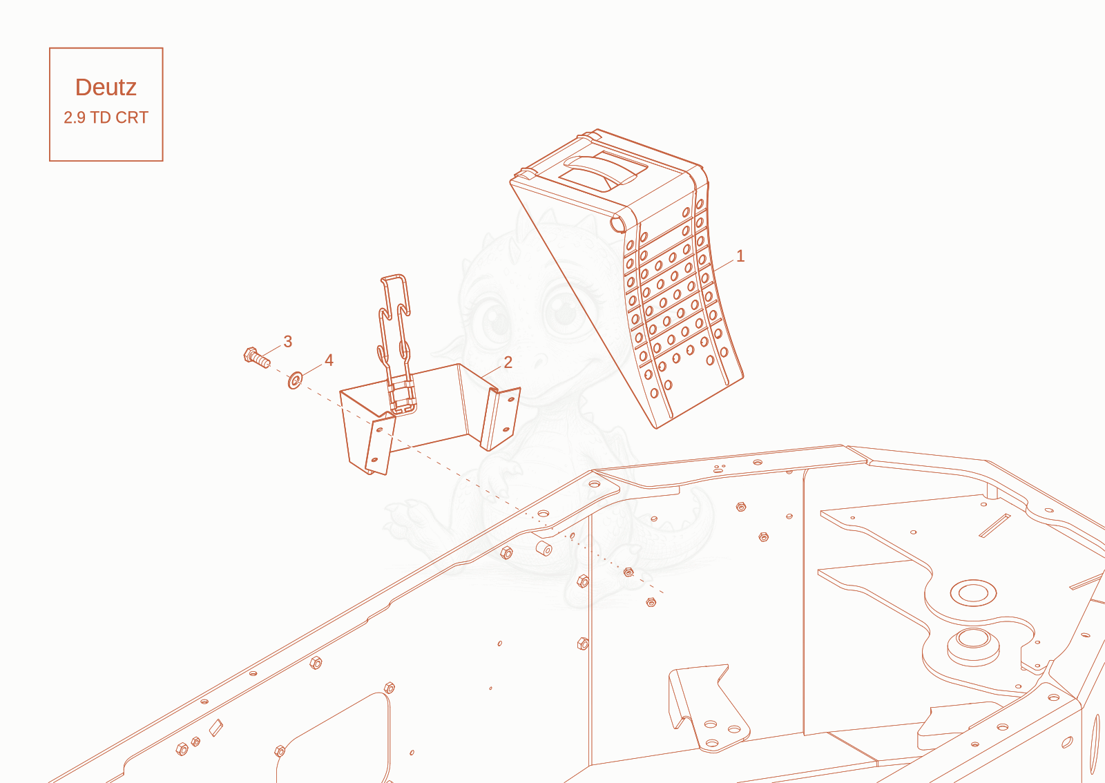 Exploded parts diagram of the BLOCK of a Wacker Neuson DV90-2, with numbered balloons