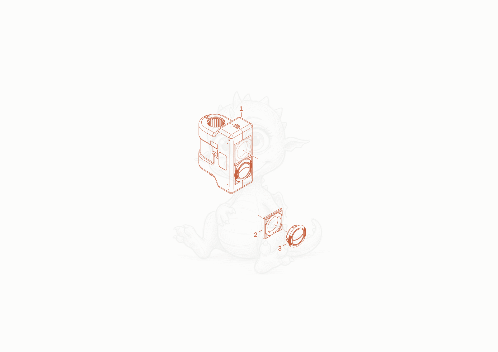 Exploded parts diagram of the heating of a Wacker Neuson TH408, with numbered balloons