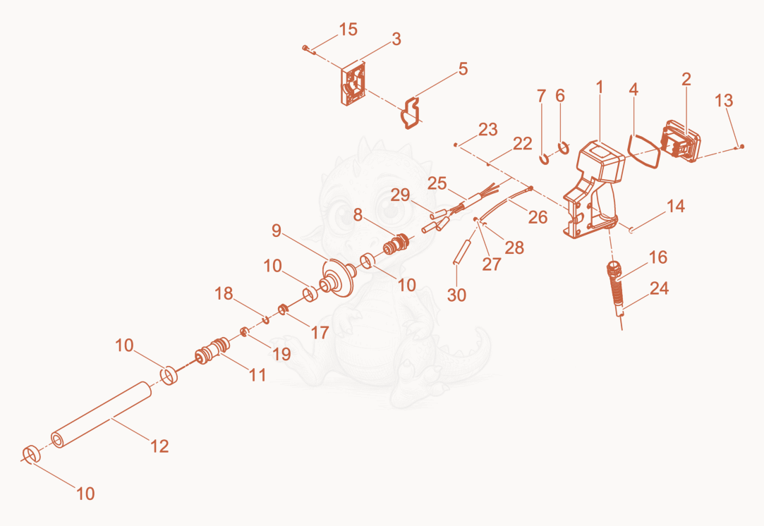 Exploded parts diagram of the Hose Connection cpl of a Wacker Neuson IRSEN-FU57/230, with numbered balloons