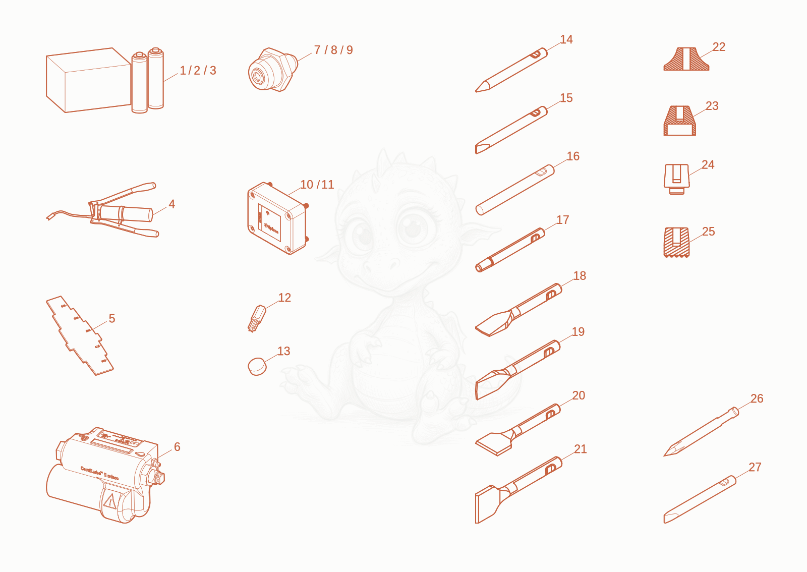 Exploded parts diagram of the Accessories Hydraul. breaker HB302 (Opt) of a Wacker Neuson EW65, with numbered balloons