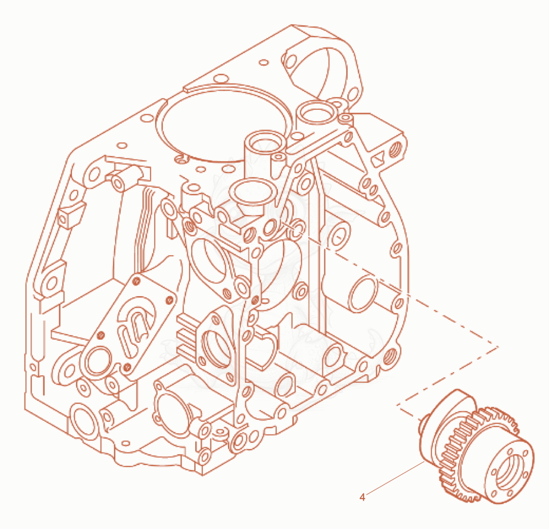 Exploded parts diagram of the Camshaft of a Wacker Neuson RD7HEH, with numbered balloons