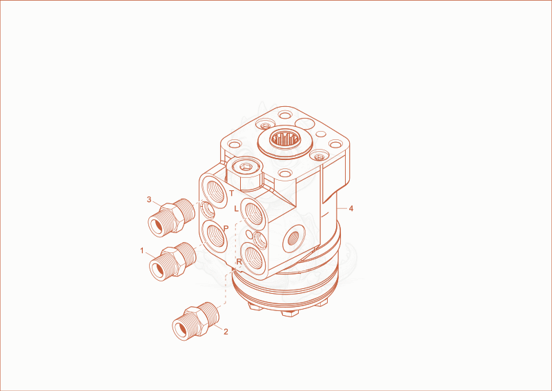 Exploded parts diagram of the STEERING 2 of a Wacker Neuson EW100, with numbered balloons