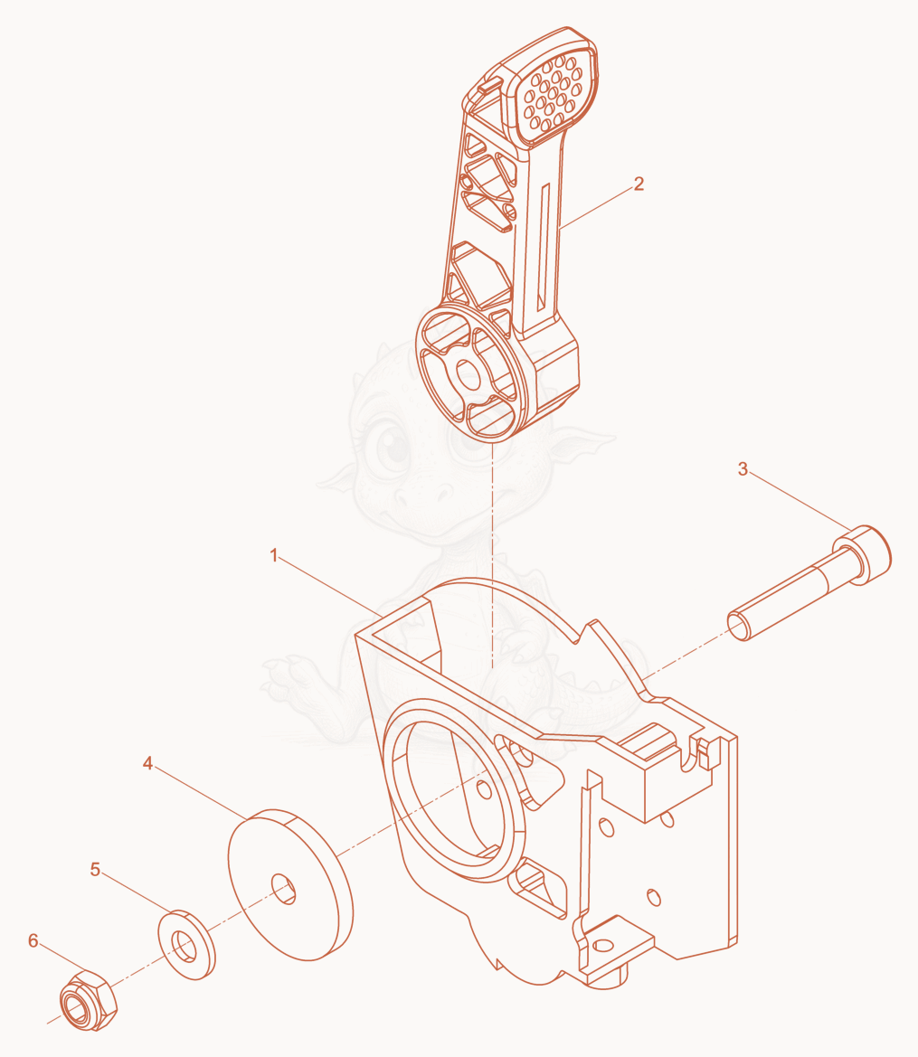 Exploded parts diagram of the Throttle Control cpl. of a Wacker Neuson DS70Y13IN, with numbered balloons