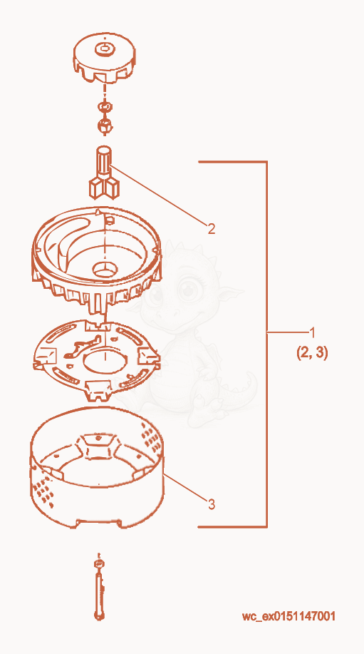 Exploded parts diagram of the Sand Kit of a Wacker Neuson PS31500, with numbered balloons