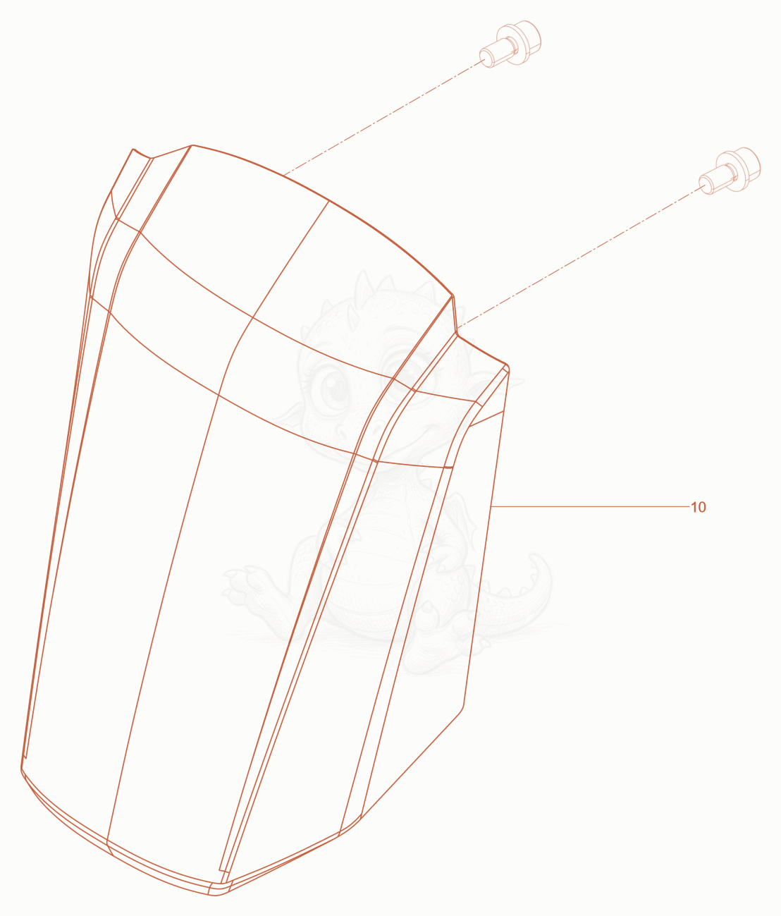 Exploded parts diagram of the Cover of a Wacker Neuson APS1550E, with numbered balloons
