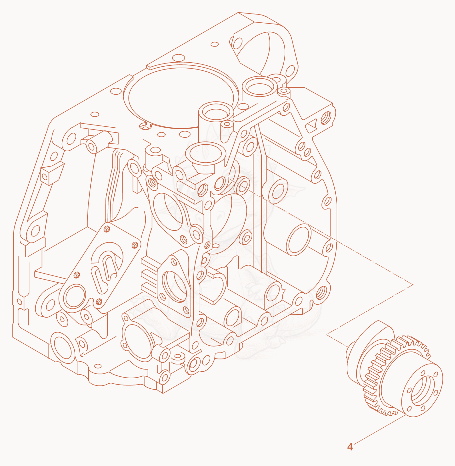 Exploded parts diagram of the Camshaft of a Wacker Neuson DPU6555HEUS, with numbered balloons