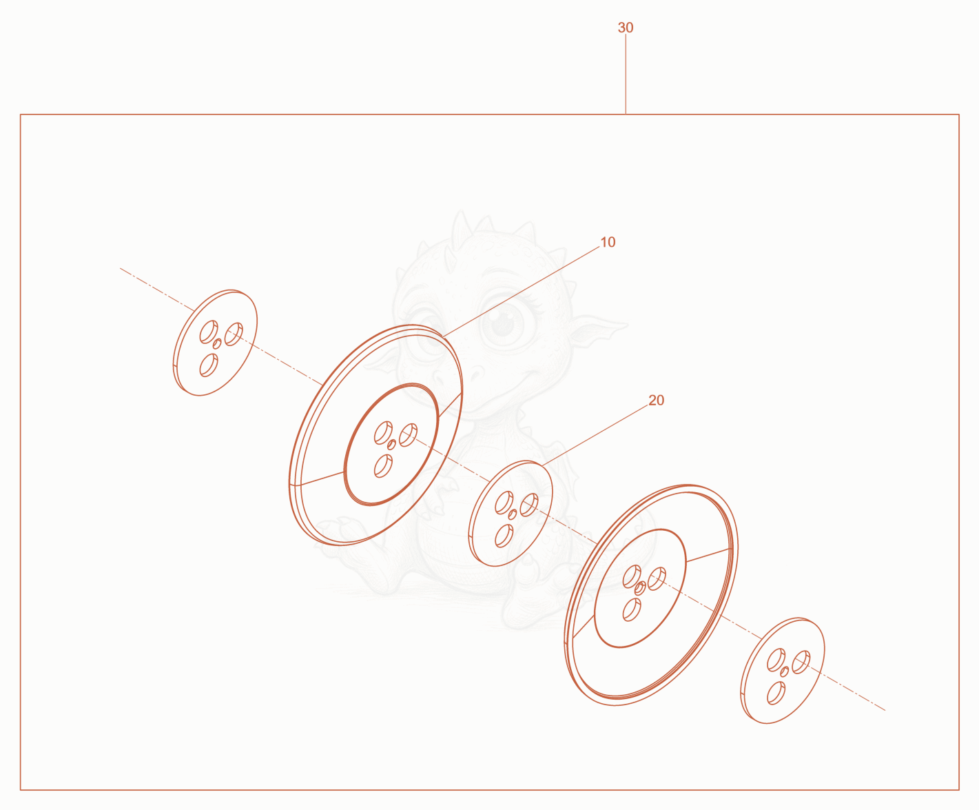 Exploded parts diagram of the Retrofit kit V-belt pulley of a Wacker Neuson BPS2050AW, with numbered balloons