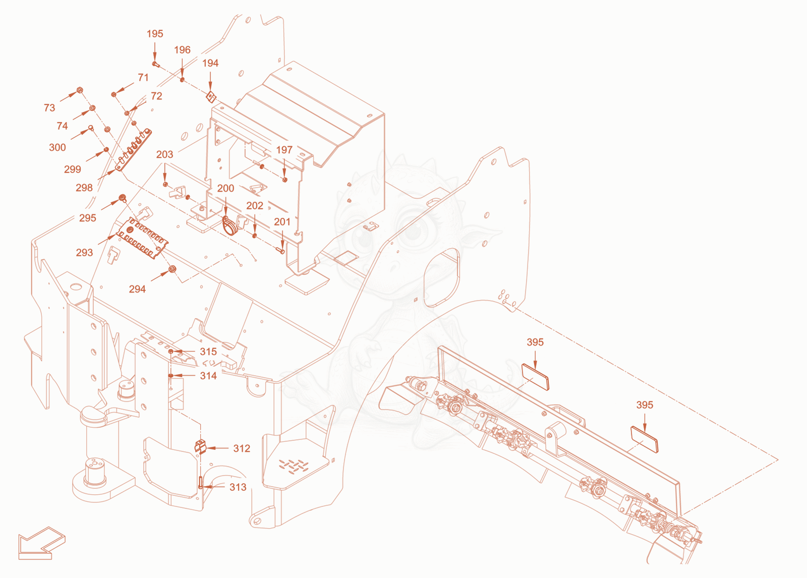 Exploded parts diagram of the electrical system of a Wacker Neuson RD24-100CE, with numbered balloons