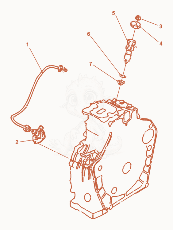 Exploded parts diagram of the Injection Valve of a Wacker Neuson DS720, with numbered balloons