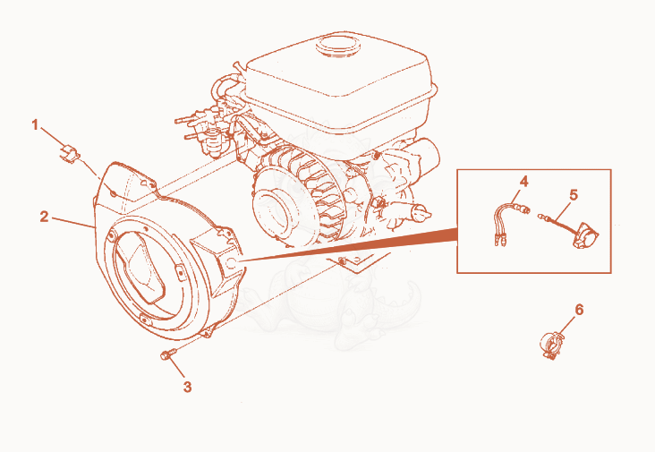 Exploded parts diagram of the Blower Housing of a Wacker Neuson CT36AGP-E, with numbered balloons