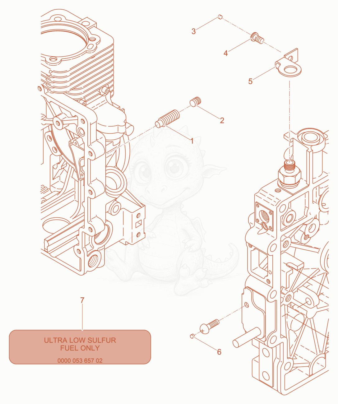 Exploded parts diagram of the Engine Equipment EPA of a Wacker Neuson XPSKMAT, with numbered balloons