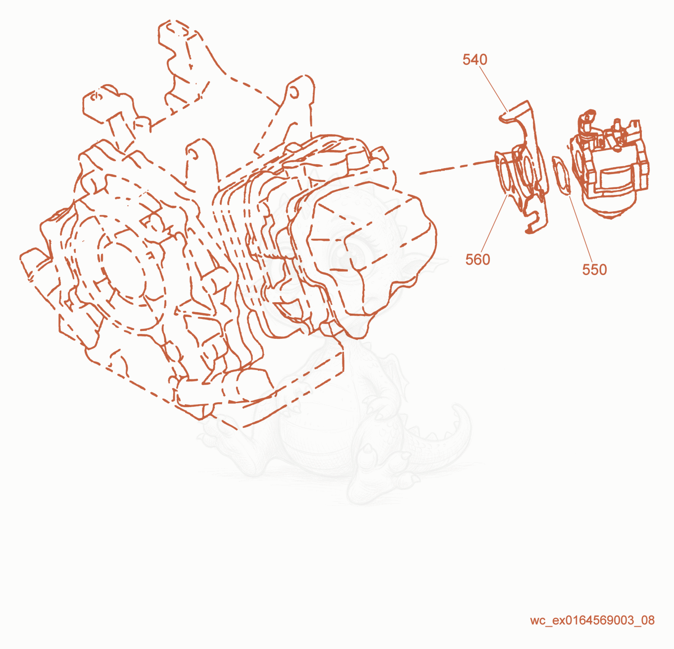 Exploded parts diagram of the Carburetor Insulator Kit of a Wacker Neuson GP4000, with numbered balloons