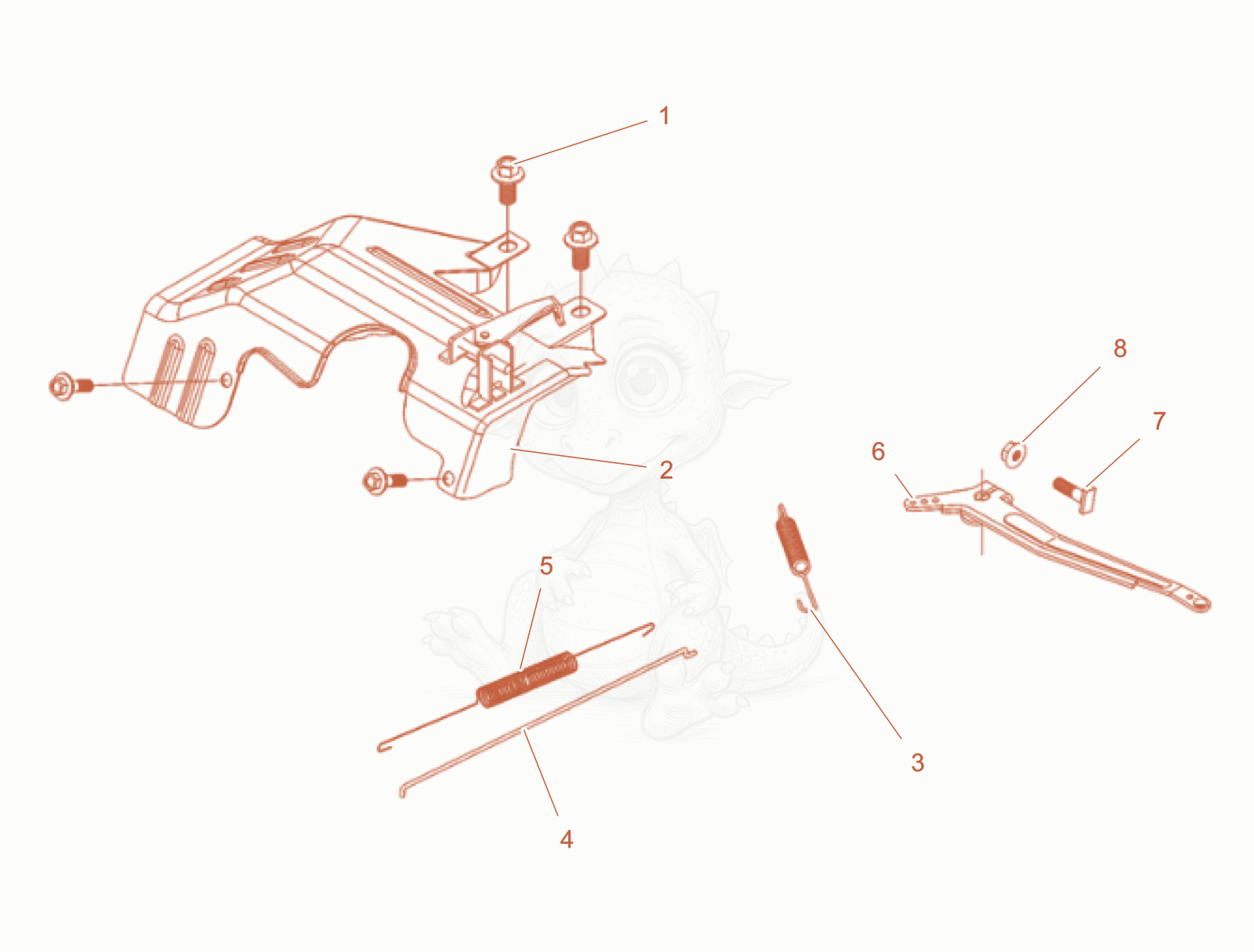 Exploded parts diagram of the Control cpl. of a Wacker Neuson GS10003G(NO-CE), with numbered balloons
