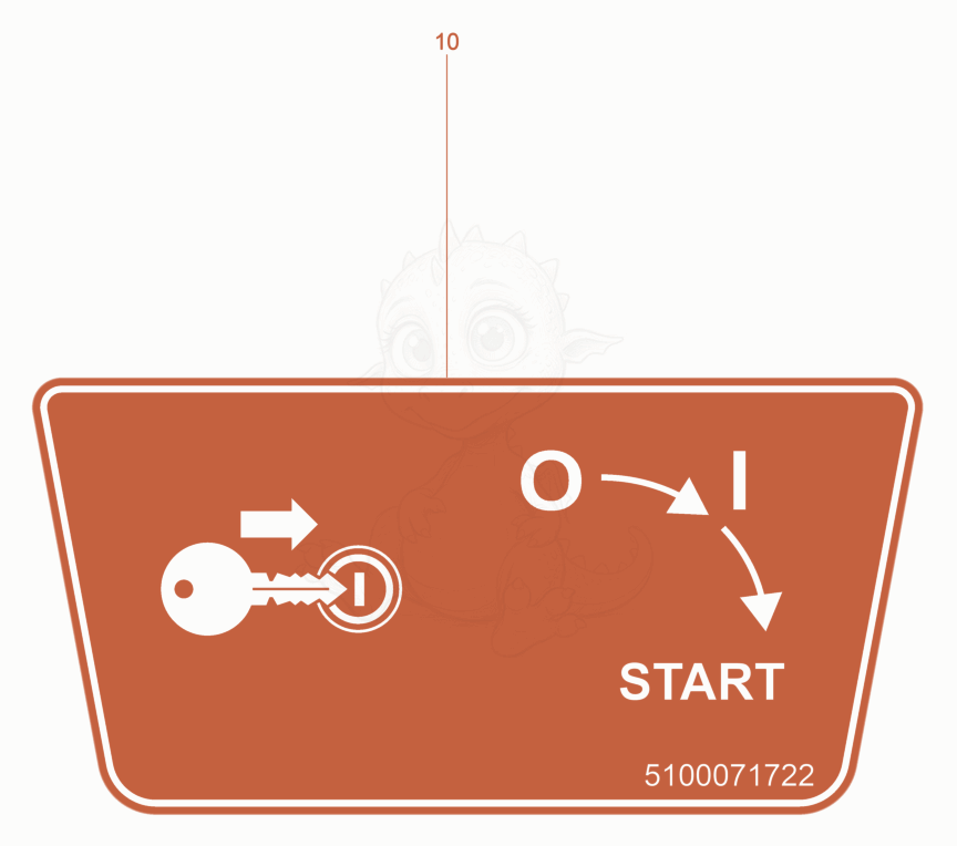 Exploded parts diagram of the Labels Basic of a Wacker Neuson DPU5275HE, with numbered balloons