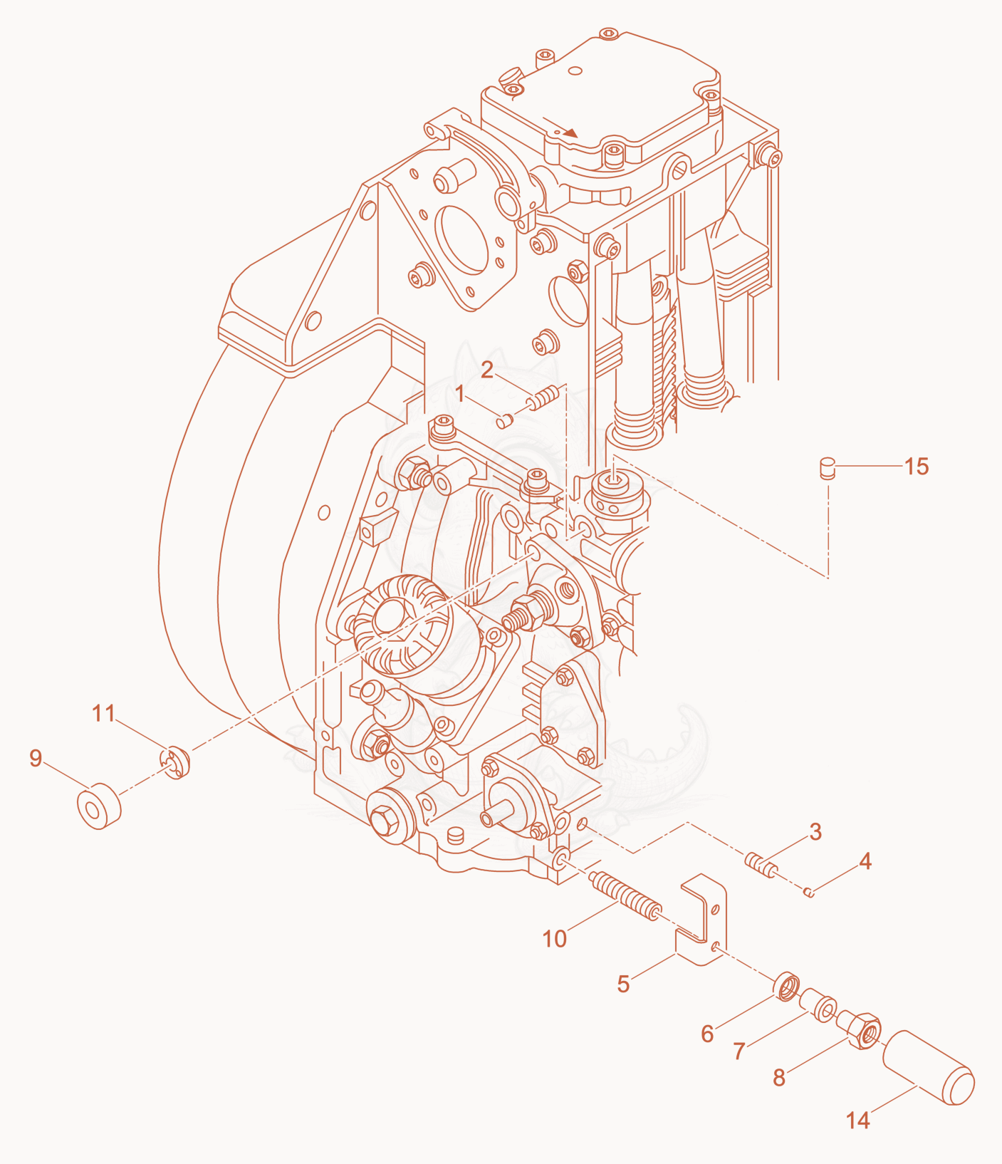 Exploded parts diagram of the Engine Equipment EPA of a Wacker Neuson DPU6555HEUS, with numbered balloons