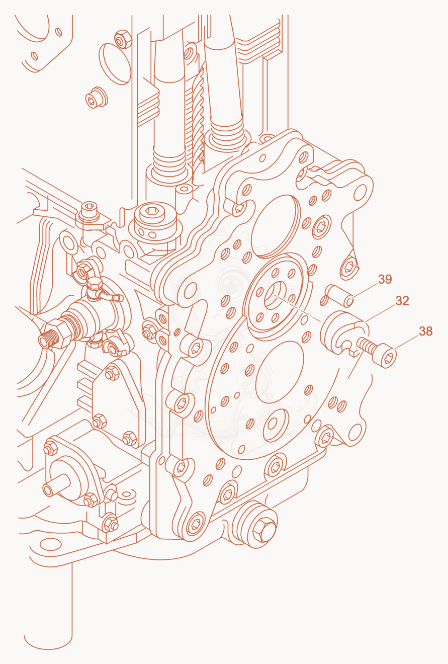 Exploded parts diagram of the Starting crank of a Wacker Neuson DPU5045H, with numbered balloons