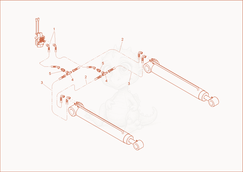Exploded parts diagram of the LIFT CYLINDER INSTALLATION of a Wacker Neuson 1200/2002, with numbered balloons