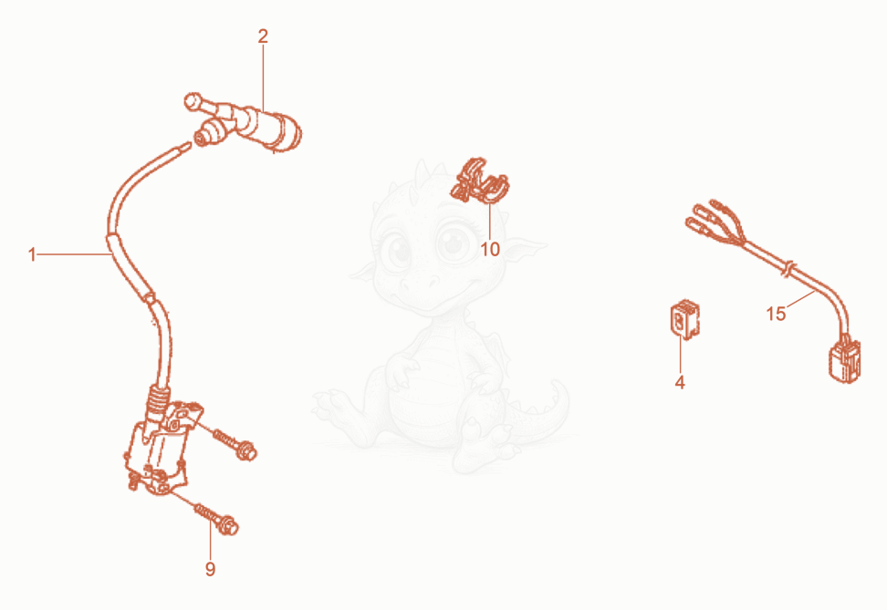 Exploded parts diagram of the Ignition Coil of a Wacker Neuson BPU5545AUS, with numbered balloons