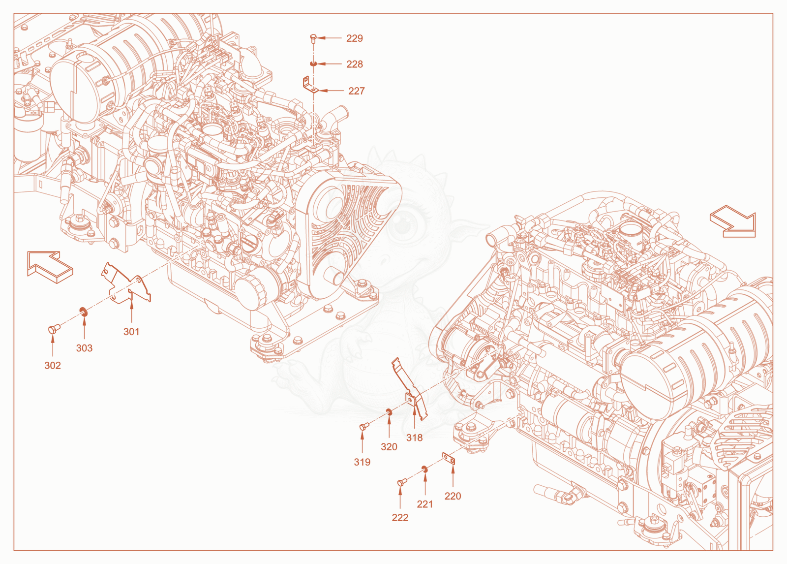 Exploded parts diagram of the electrical system of a Wacker Neuson RD40-130CDPF, with numbered balloons