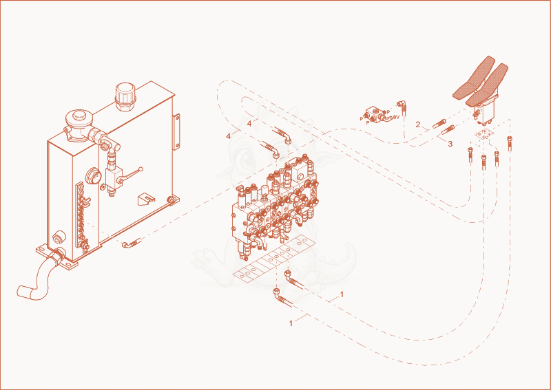 Exploded parts diagram of the TRAVELLING VALVE INSTALLATION of a Wacker Neuson 3503RD, with numbered balloons