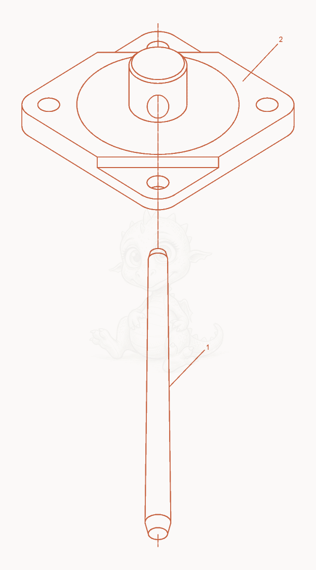 Exploded parts diagram of the Fixing Device of a Wacker Neuson AR51/9/042, with numbered balloons