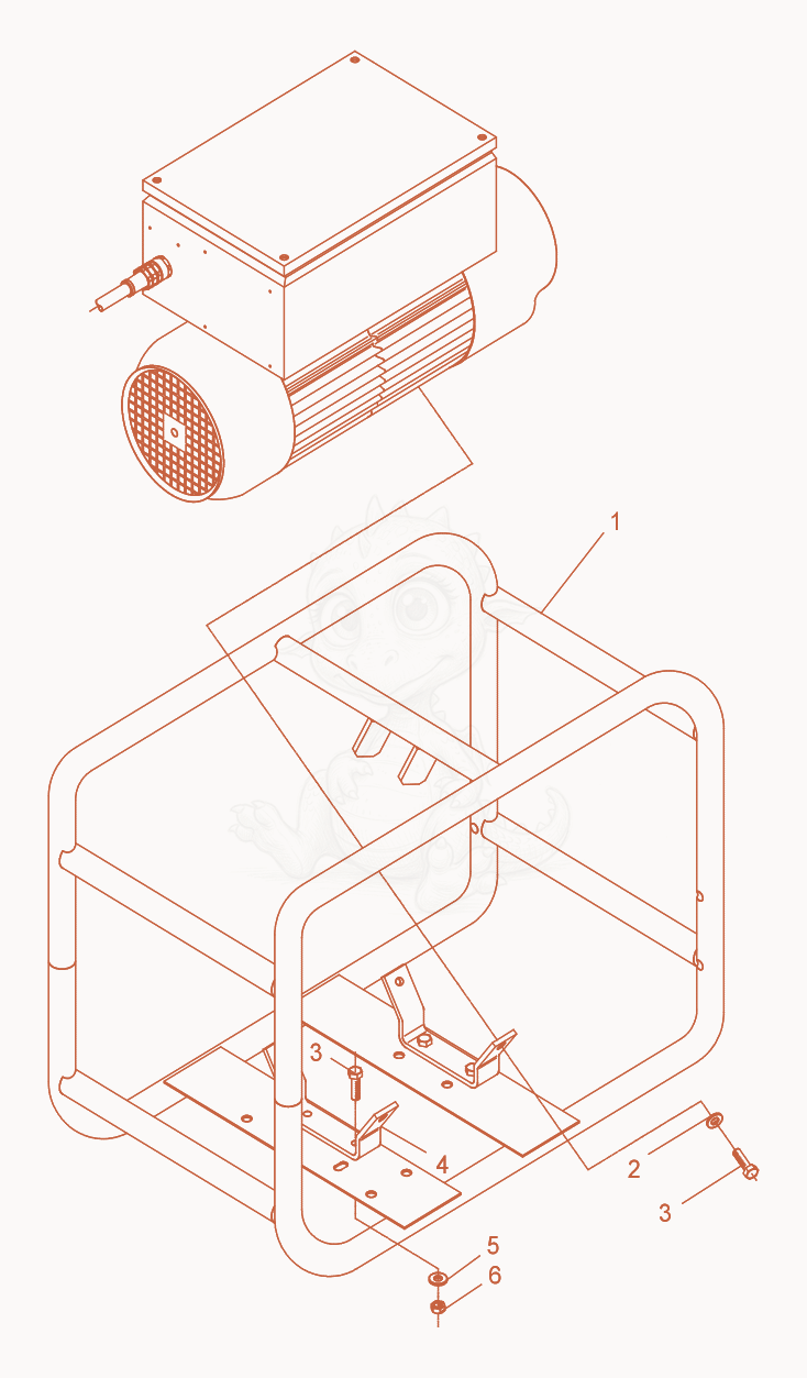 Exploded parts diagram of the Converter cpl. of a Wacker Neuson FU1,6/200SW-S, with numbered balloons