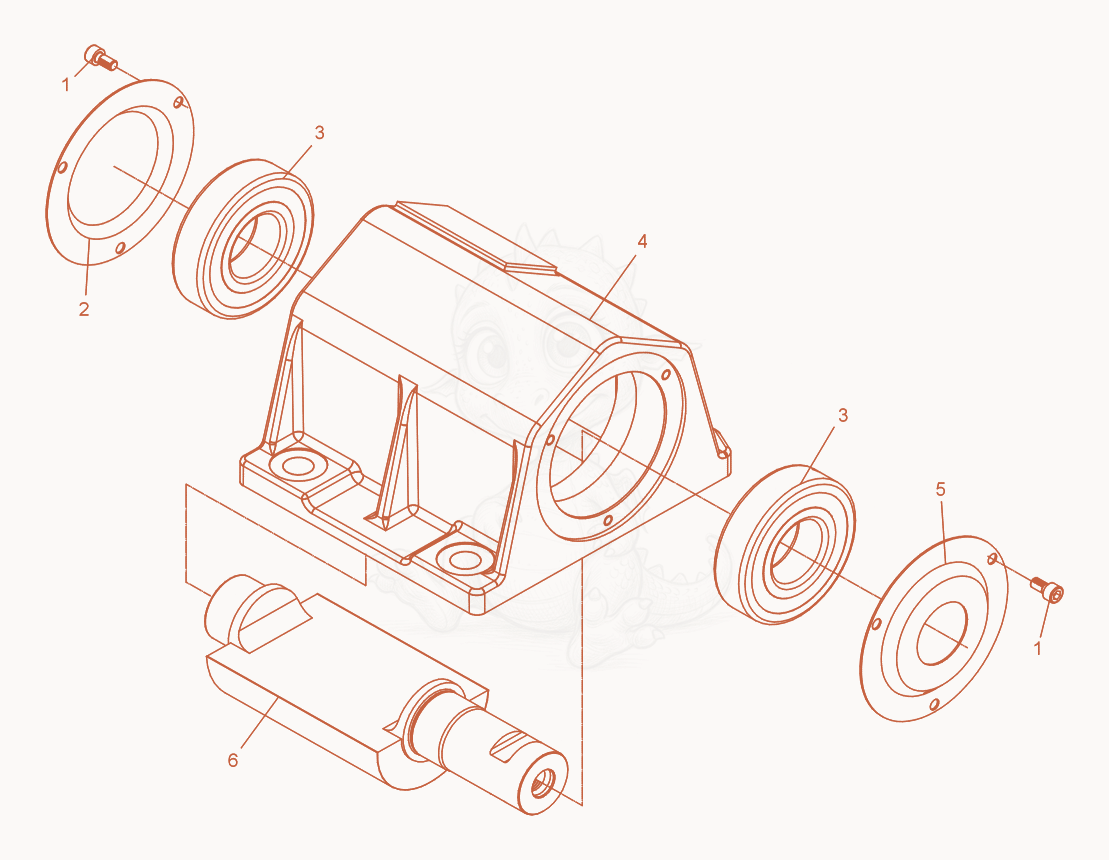 Exploded parts diagram of the Exciter cpl. of a Wacker Neuson DPS1850HASPHALT, with numbered balloons