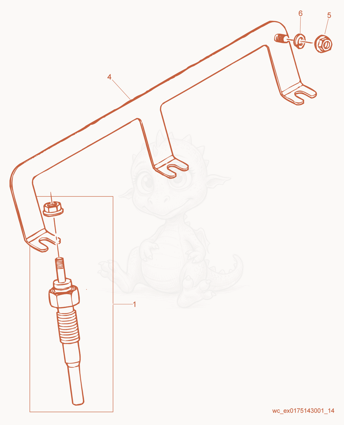 Exploded parts diagram of the Cold Weather Starting of a Wacker Neuson RD27-120, with numbered balloons