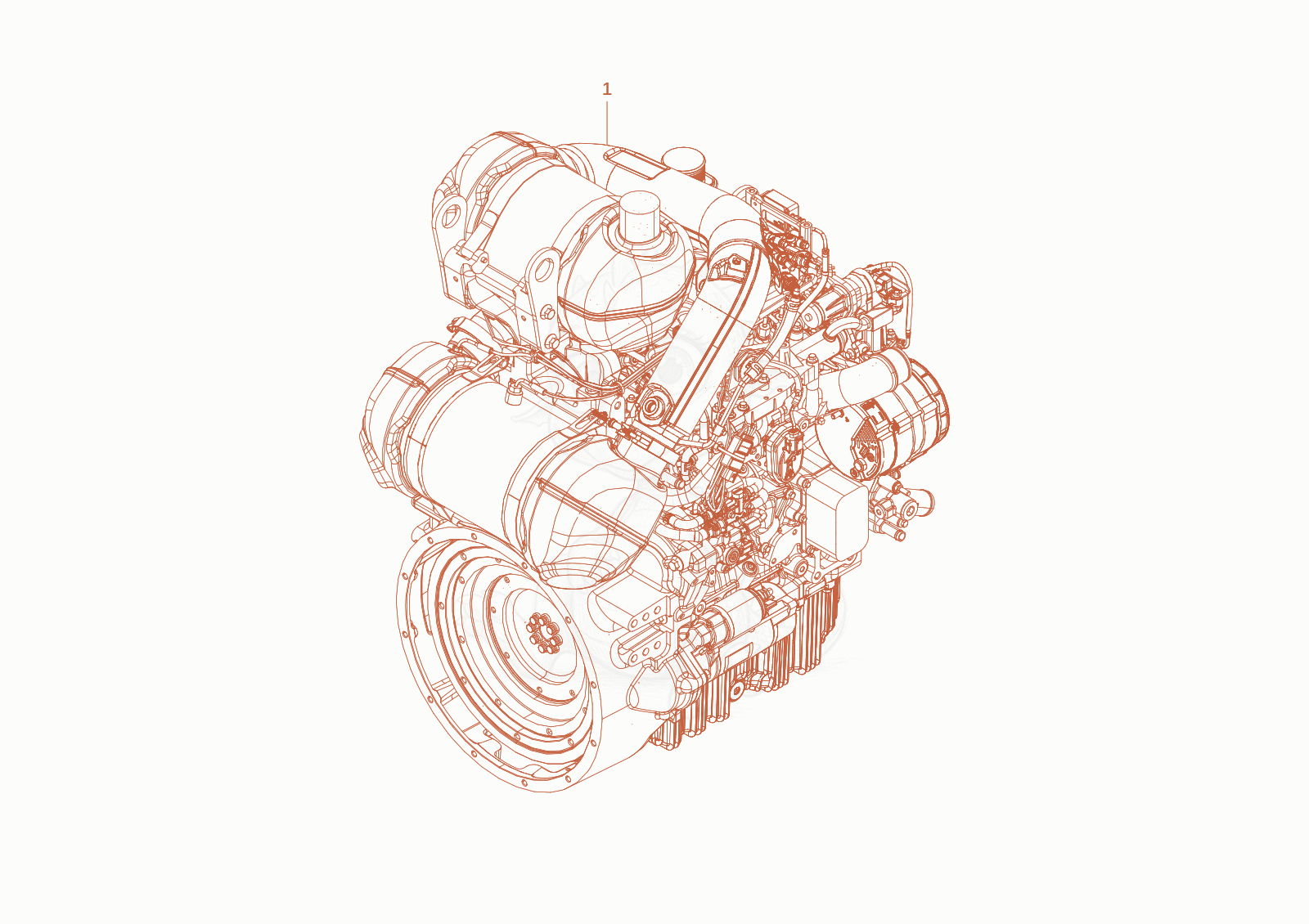 Exploded parts diagram of the engine 904J of a Wacker Neuson WL60STAGEV, with numbered balloons