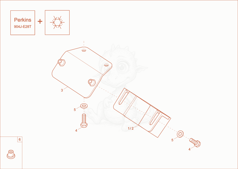 Exploded parts diagram of the REVERSING ALARM option of a Wacker Neuson ET90, with numbered balloons