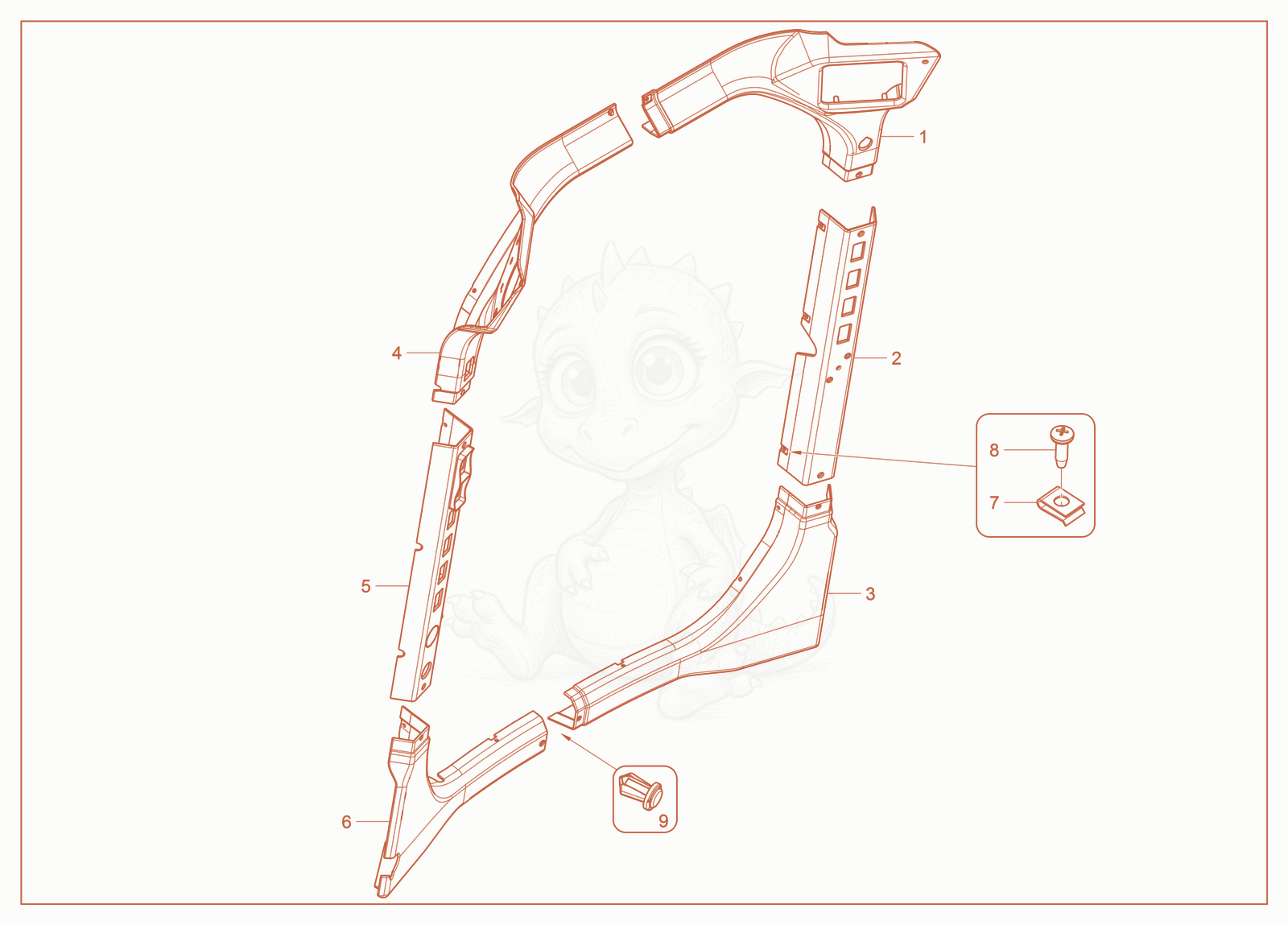 Exploded parts diagram of the Instrument Panels of a Wacker Neuson ST31(S05-6), with numbered balloons
