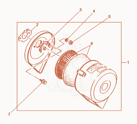 Exploded parts diagram of the Air Cleaner of a Wacker Neuson VP1035R, with numbered balloons