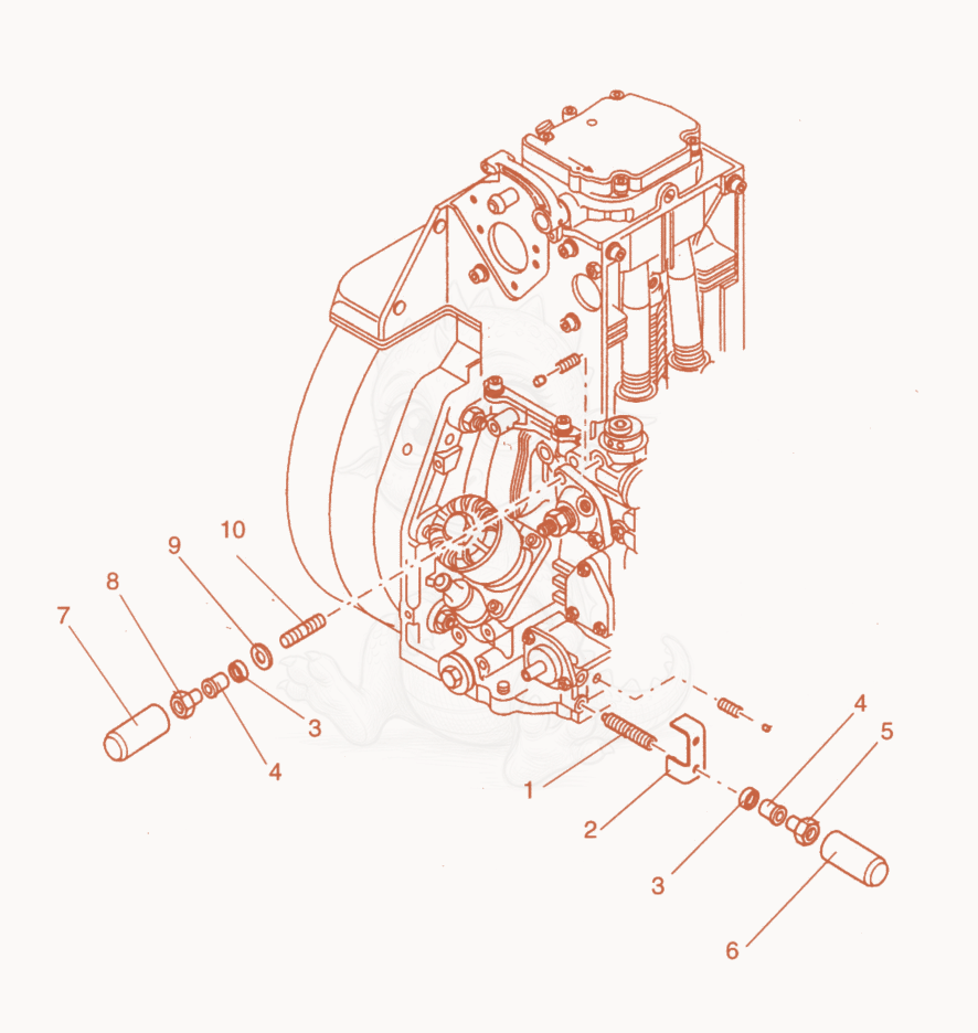 Exploded parts diagram of the EPA of a Wacker Neuson DPU5045H, with numbered balloons