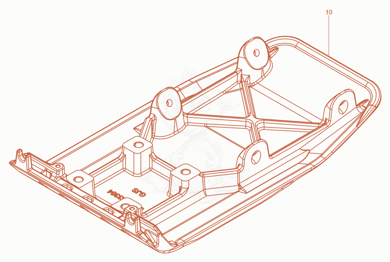 Exploded parts diagram of the Baseplate 400 of a Wacker Neuson BPS1340AW, with numbered balloons